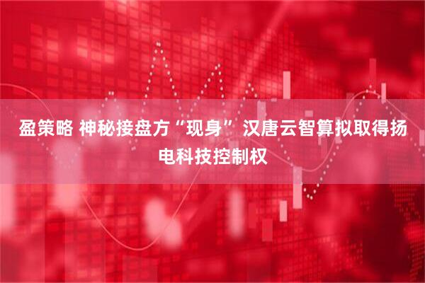 盈策略 神秘接盘方“现身” 汉唐云智算拟取得扬电科技控制权